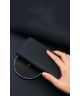 Dux Ducis Luxe Bookcase Samsung Galaxy S10 Plus Hoesje Echt Leer Blauw