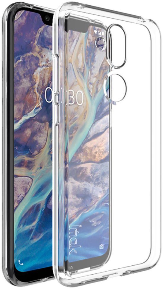 IMAK UX-5 Series Nokia 8.1 Hoesje Flexibel en Dun TPU Transparant afbeelding 1