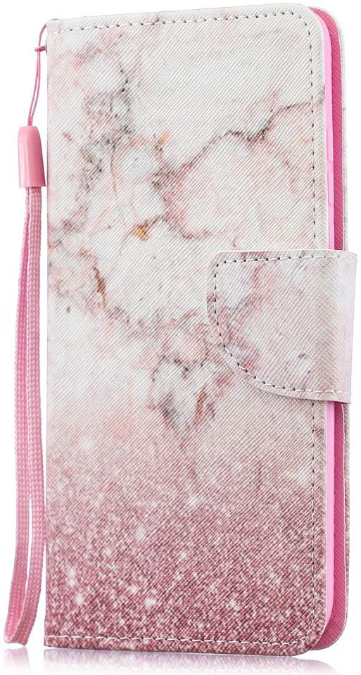 Huawei P30 Lite Portemonnee Print Hoesje Colorized Pattern afbeelding 1