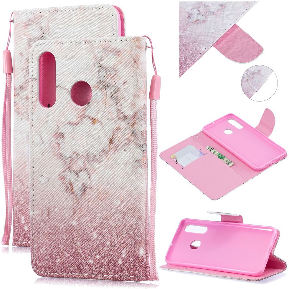 Huawei P30 Lite Portemonnee Print Hoesje Colorized Pattern afbeelding 6