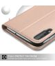 Samsung Galaxy A50 Premium Hoesje met Kaarthouder Roze Goud