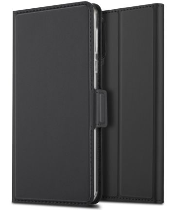 Samsung Galaxy A50 Book Case Hoesje Wallet met Kaarthouder Zwart Hoesjes
