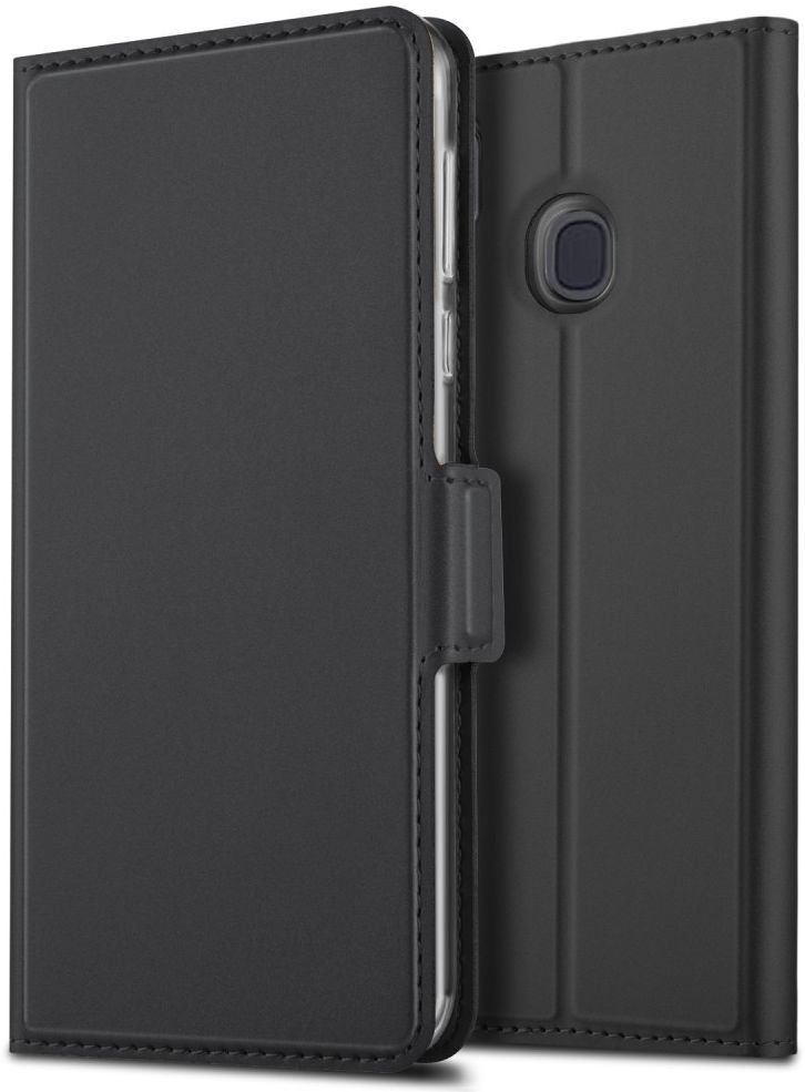 Samsung Galaxy A40 Premium Hoesje met Kaarthouder Zwart afbeelding 1