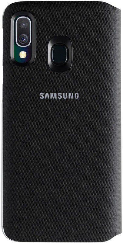 Samsung Galaxy A40 Wallet Cover Zwart afbeelding 4