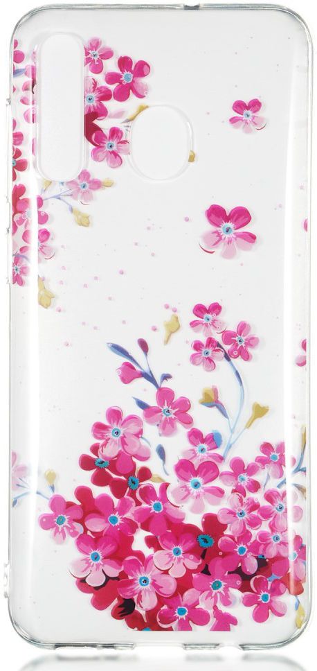 Samsung Galaxy A50 Hoesje TPU met Bloemen Print afbeelding 1