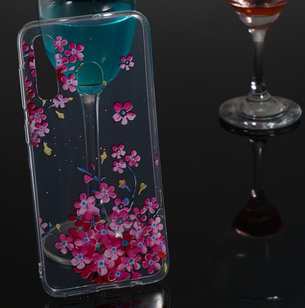 Samsung Galaxy A50 Hoesje TPU met Bloemen Print afbeelding 4
