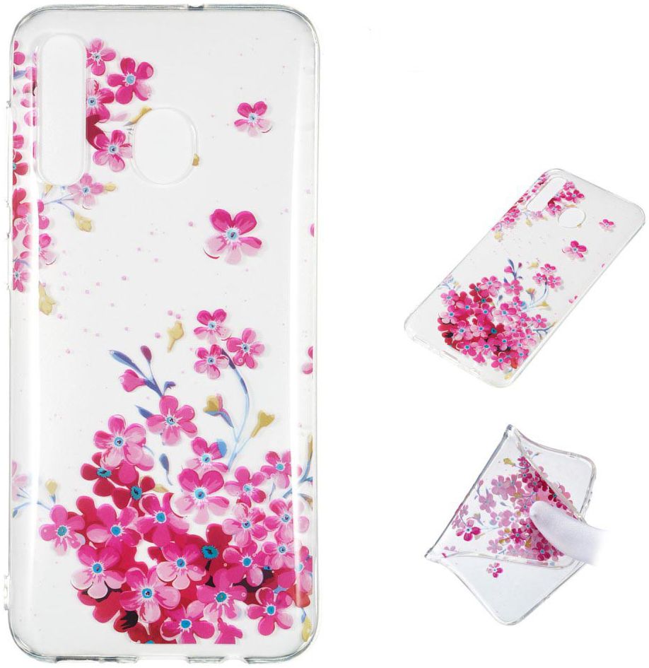Samsung Galaxy A50 Hoesje TPU met Bloemen Print afbeelding 5