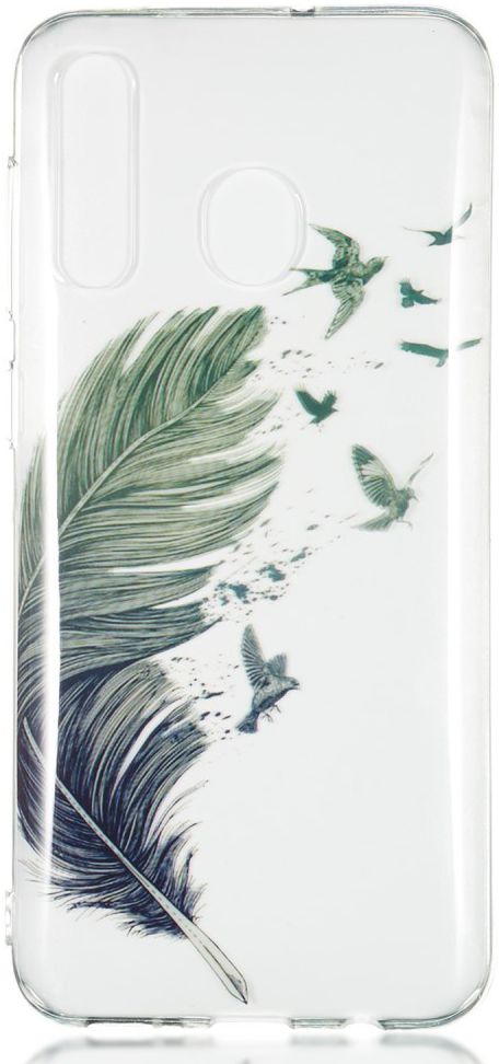 Samsung Galaxy A50 Hoesje TPU met Veer Print afbeelding 1