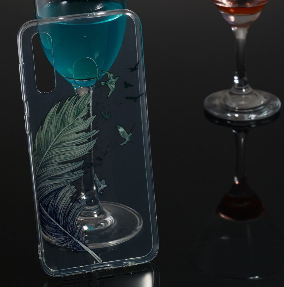 Samsung Galaxy A50 Hoesje TPU met Veer Print afbeelding 4
