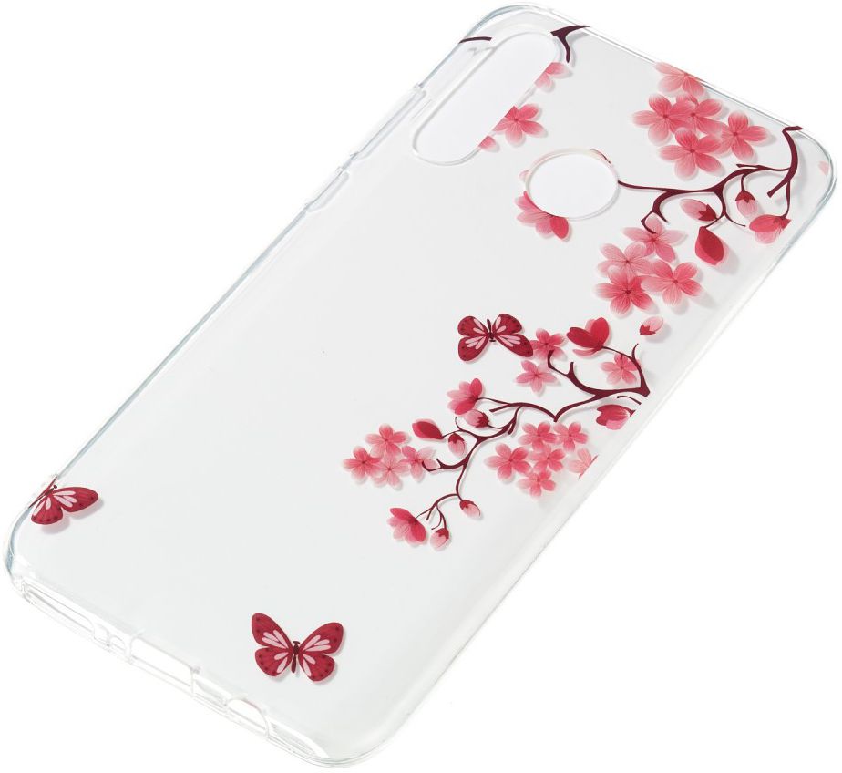 Huawei P30 Lite Transparant TPU Hoesje met Boom Print afbeelding 2