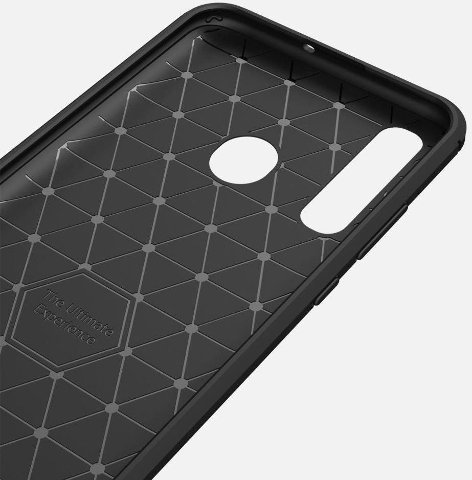 Huawei P Smart Plus (2019) Geborsteld TPU Hoesje Blauw afbeelding 7