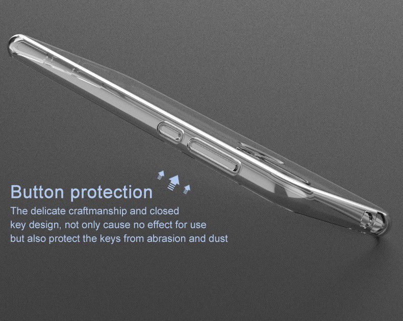 IMAK UX-5 Series Xiaomi Redmi 7 Hoesje Flexibel en Dun TPU Transparant afbeelding 8