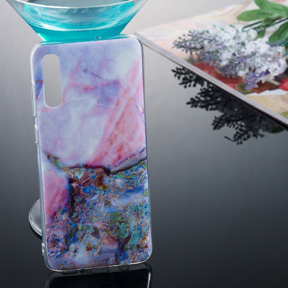 Samsung Galaxy A70 TPU Hoesje met Marmer Print afbeelding 5