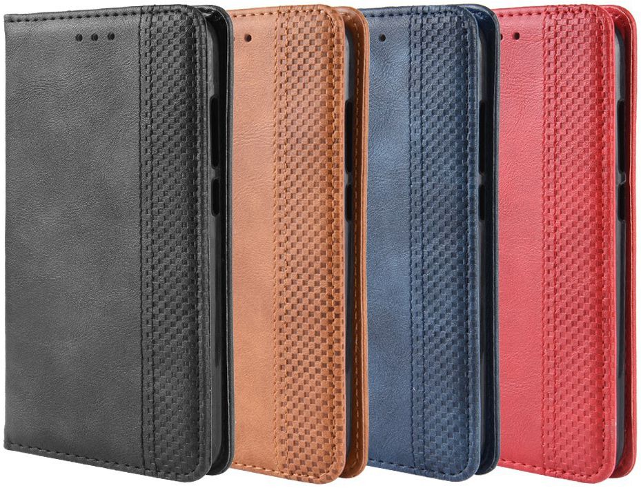 Xiaomi Redmi 7 Vintage Portemonnee Hoesje Zwart afbeelding 8