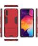 Samsung Galaxy A50 Shock Proof Back Cover Hoesje Hybride Stand Rood