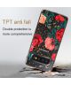 Samsung Galaxy S10 Plus Gold-stamping TPU Hoesje Rode Rozen
