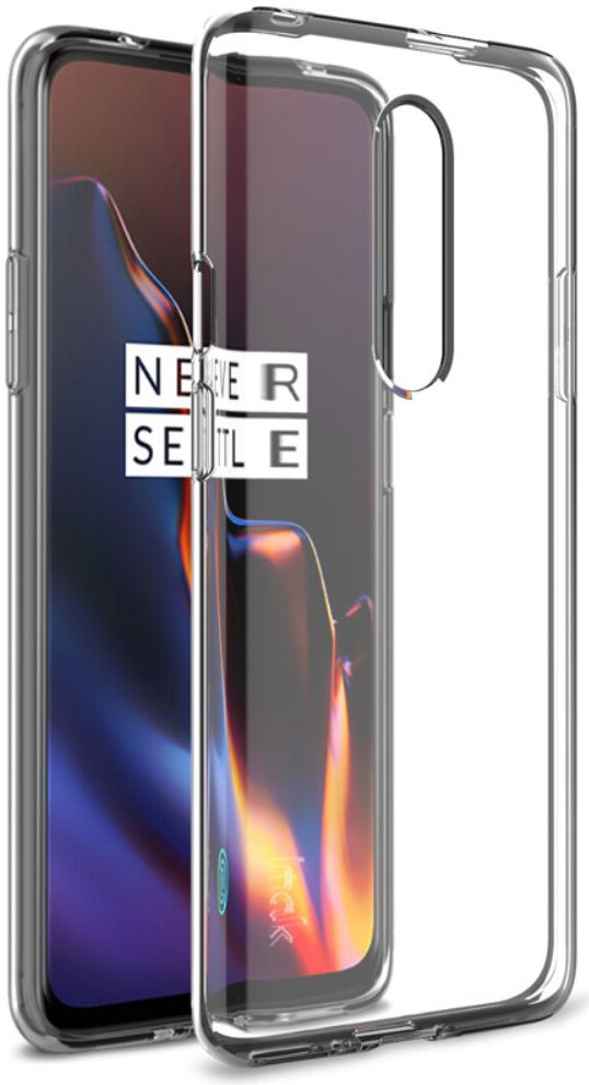 IMAK UX-5 Series OnePlus 7 Pro Hoesje Flexibel en Dun TPU Transparant afbeelding 1