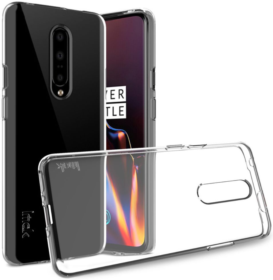 IMAK UX-5 Series OnePlus 7 Pro Hoesje Flexibel en Dun TPU Transparant afbeelding 2