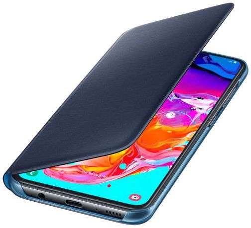 Samsung Galaxy A70 Wallet Cover Zwart afbeelding 1
