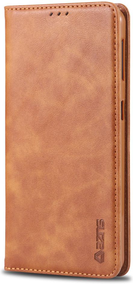 AZNS Samsung Galaxy A50 Book Case Hoesje Wallet Stand Bruin afbeelding 2