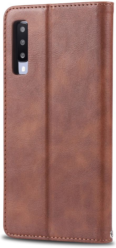 AZNS Samsung Galaxy A50 Book Case Hoesje Wallet Stand Coffee afbeelding 1