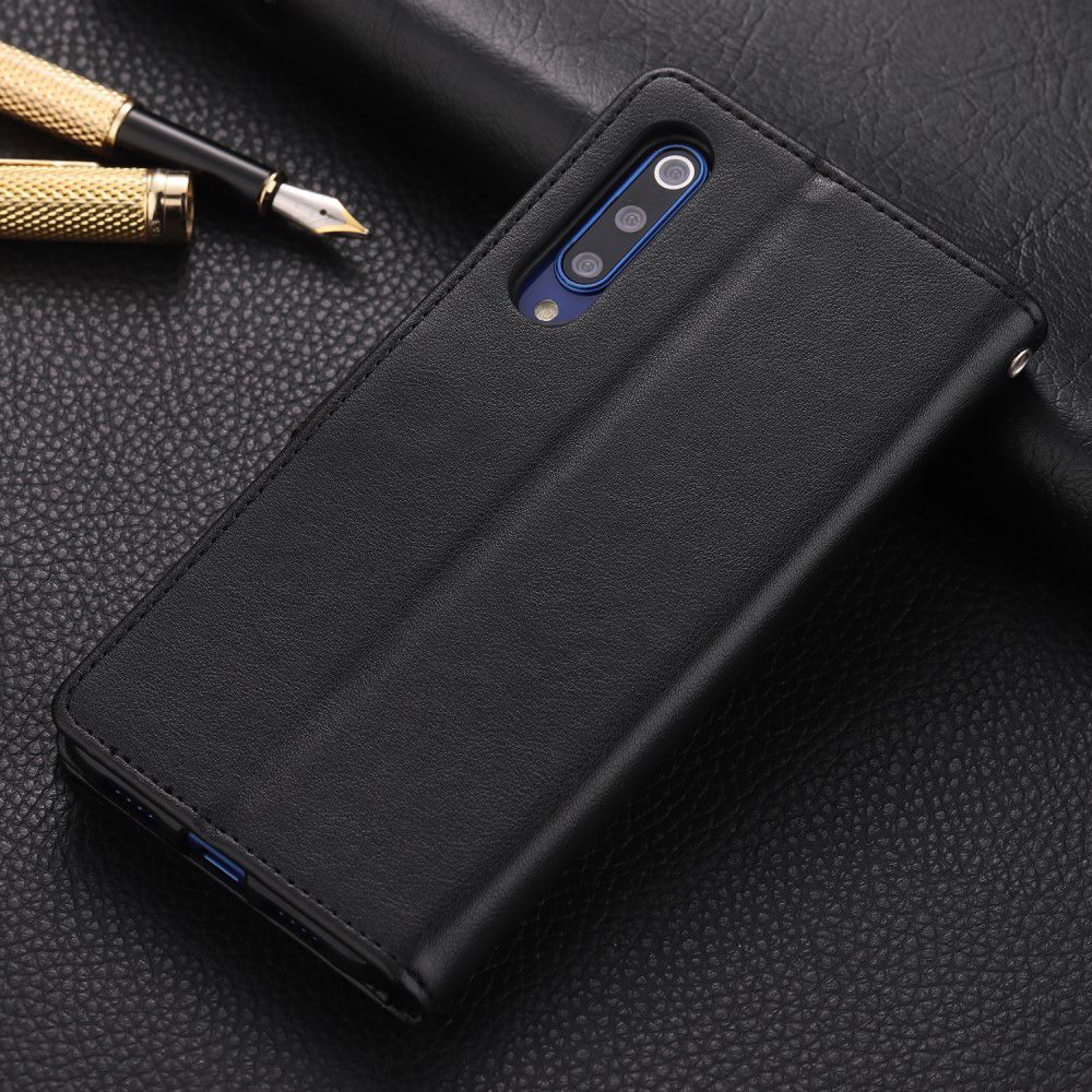 AZNS Xiaomi Mi 9 Portemonnee Hoesje Zwart afbeelding 6