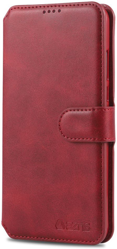 AZNS Huawei P30 Lite Portemonnee Stand Hoesje Rood afbeelding 3