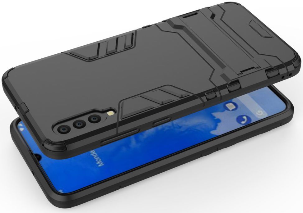 Hybride Samsung Galaxy A70 Hoesje Zwart afbeelding 4