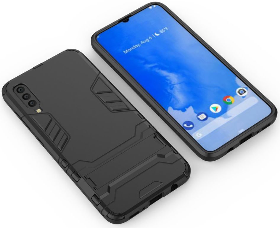 Hybride Samsung Galaxy A70 Hoesje Zwart afbeelding 8
