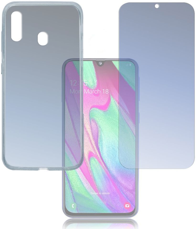 4smarts 360° Protection Limited Cover Samsung Galaxy A40 Transparant afbeelding 5