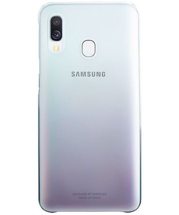Origineel Samsung Galaxy A40 Hoesje Gradation Cover Zwart Hoesjes