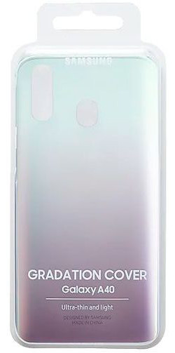 Origineel Samsung Galaxy A40 Hoesje Gradation Cover Zwart afbeelding 4