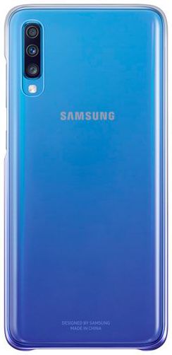 Origineel Samsung Galaxy A70 Hoesje Gradation Cover Paars afbeelding 4