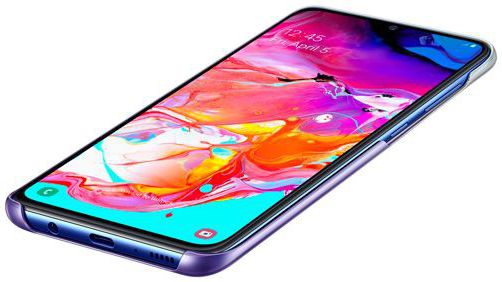 Origineel Samsung Galaxy A70 Hoesje Gradation Cover Paars afbeelding 5