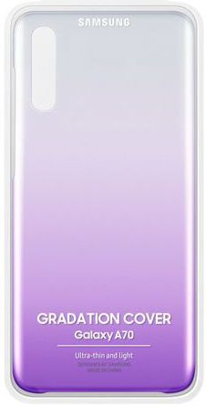 Origineel Samsung Galaxy A70 Hoesje Gradation Cover Paars afbeelding 3