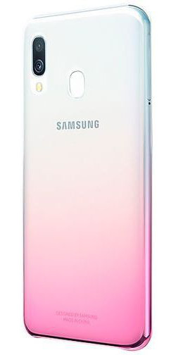 Origineel Samsung Galaxy A40 Hoesje Gradation Cover Roze afbeelding 2