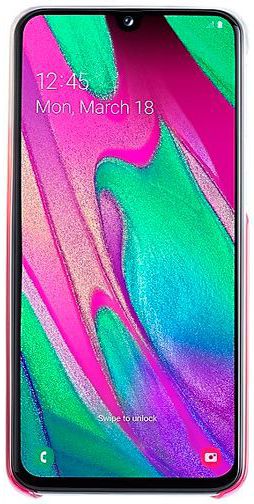 Origineel Samsung Galaxy A40 Hoesje Gradation Cover Roze afbeelding 3