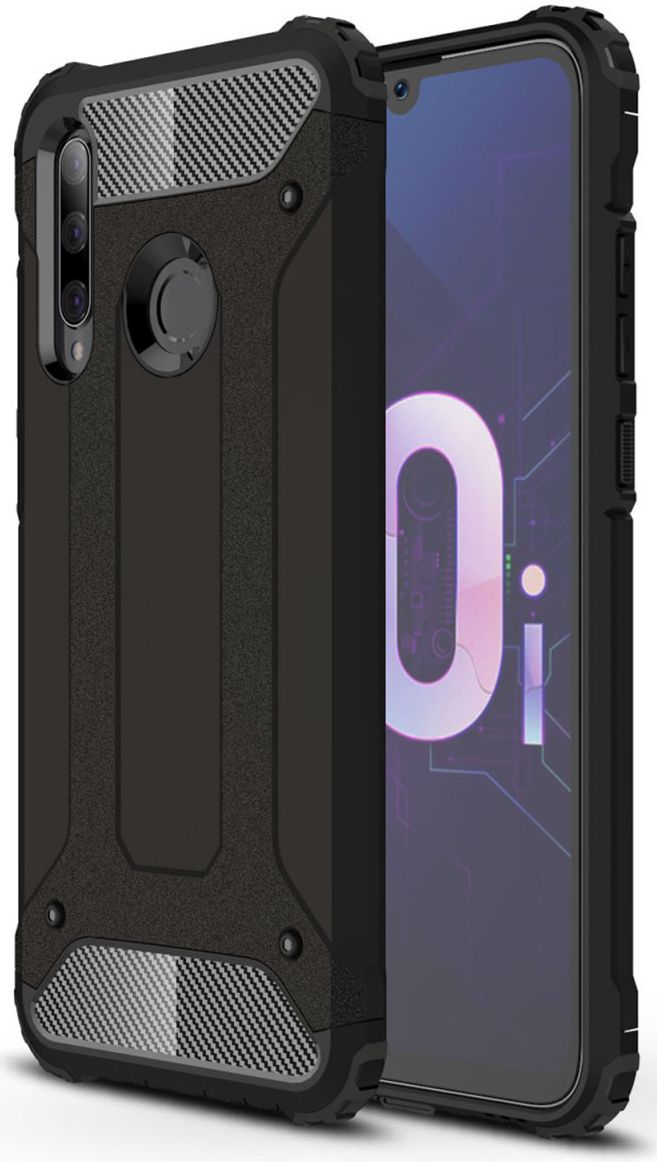 Huawei P Smart Plus 2019 Hybride Hoesje Zwart afbeelding 1