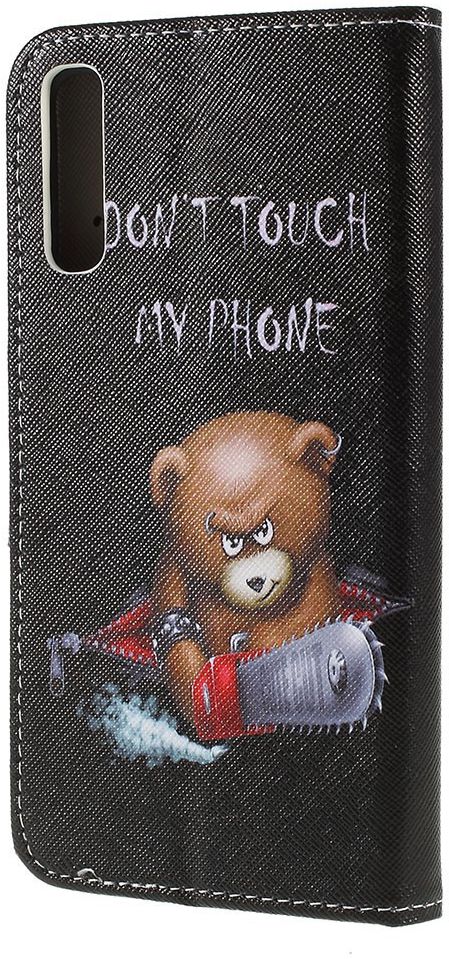Samsung Galaxy A50 Book Case Hoesje Wallet Print Beer afbeelding 2