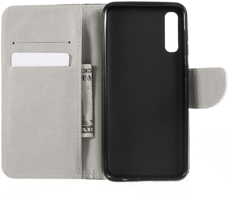 Samsung Galaxy A50 Book Case Hoesje Wallet Print Beer afbeelding 6
