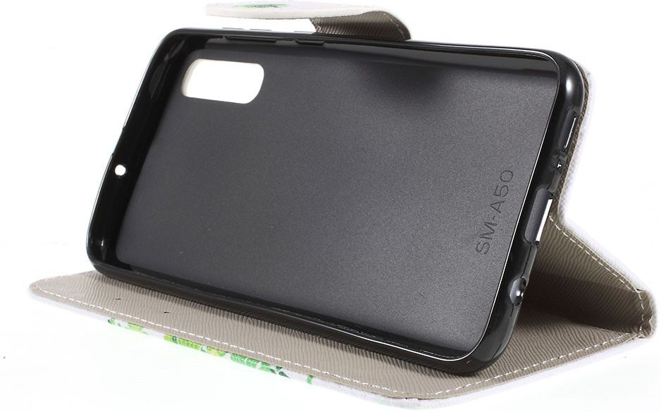 Samsung Galaxy A50 Book Case Hoesje Wallet met Print Boom afbeelding 4