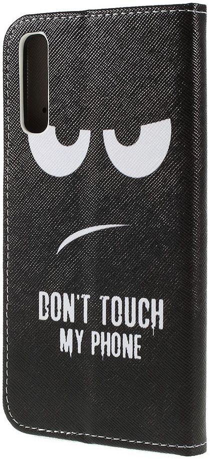 Samsung Galaxy A50 Book Case Hoesje Wallet Print Don't Touch My Phone afbeelding 2