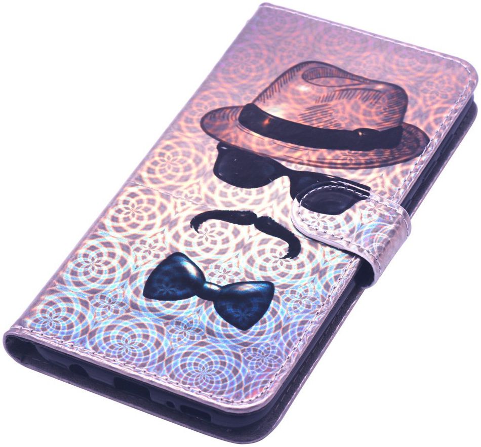 Samsung Galaxy A50 Book Case Hoesje Wallet met Print Gentleman afbeelding 4