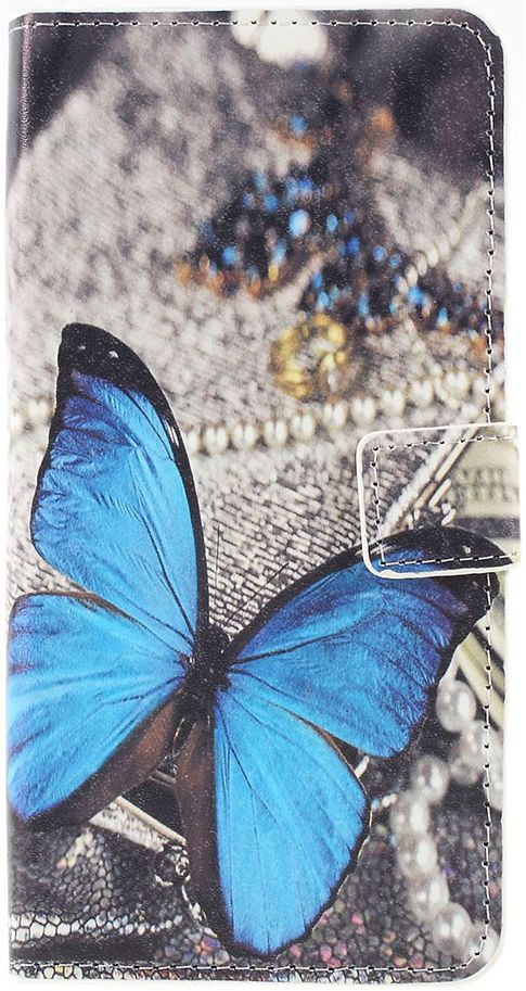 Samsung Galaxy A50 Book Case Hoesje Wallet met Print Vlinder afbeelding 1