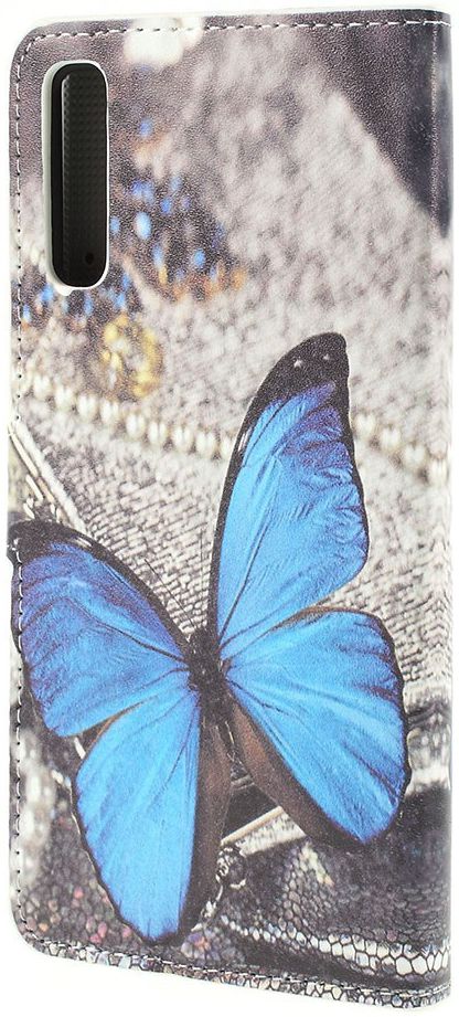 Samsung Galaxy A50 Book Case Hoesje Wallet met Print Vlinder afbeelding 5