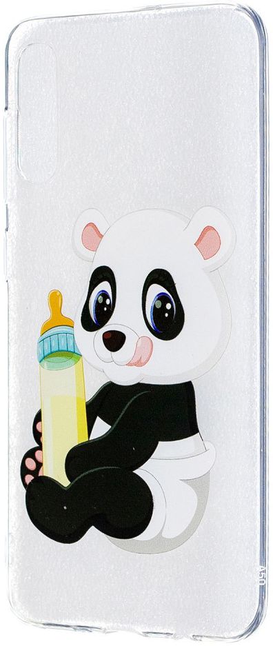 Samsung Galaxy A50 Hoesje TPU met Print Cute Panda afbeelding 1