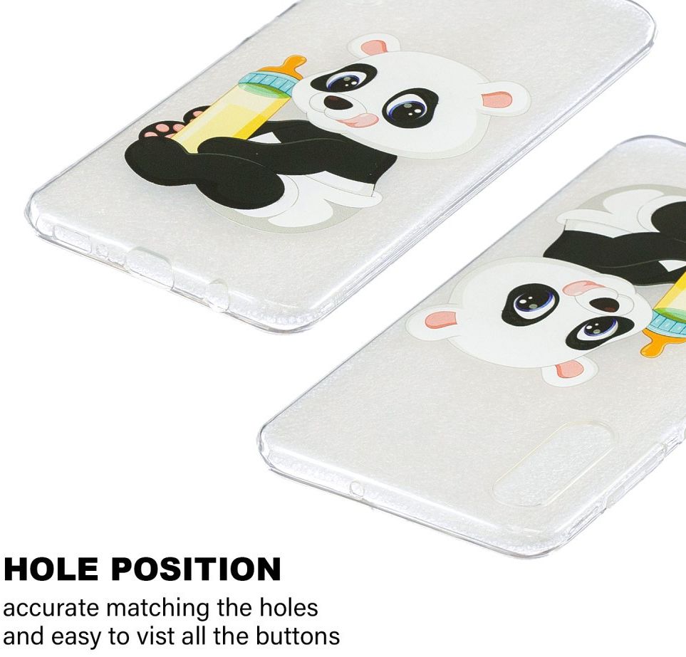 Samsung Galaxy A50 Hoesje TPU met Print Cute Panda afbeelding 3