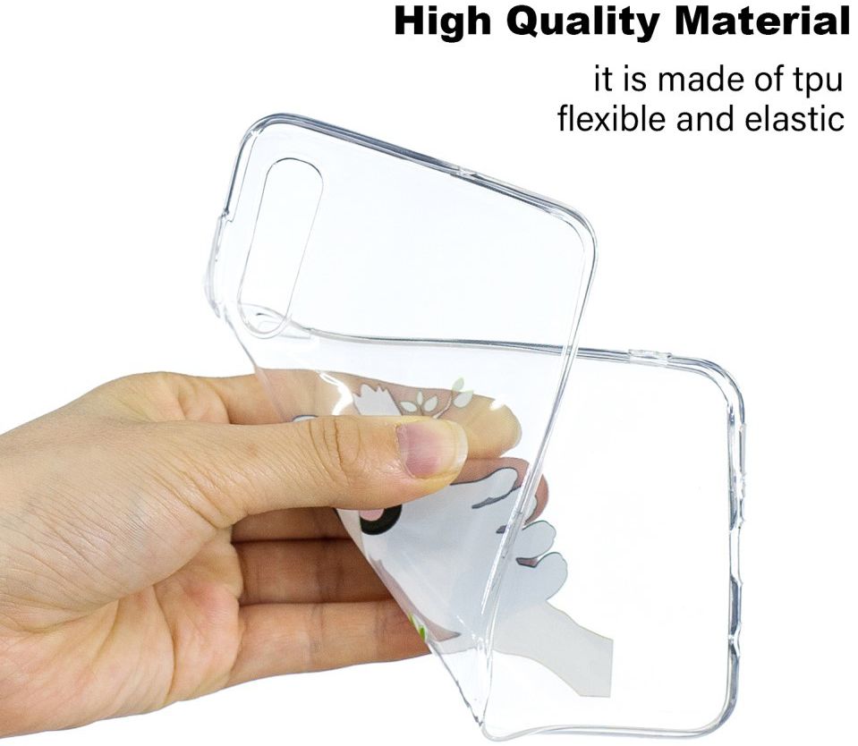 Samsung Galaxy A50 Hoesje TPU met Print Panda afbeelding 2