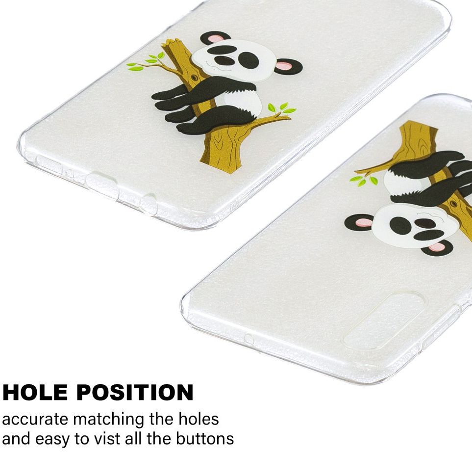 Samsung Galaxy A50 Hoesje TPU met Print Panda afbeelding 3