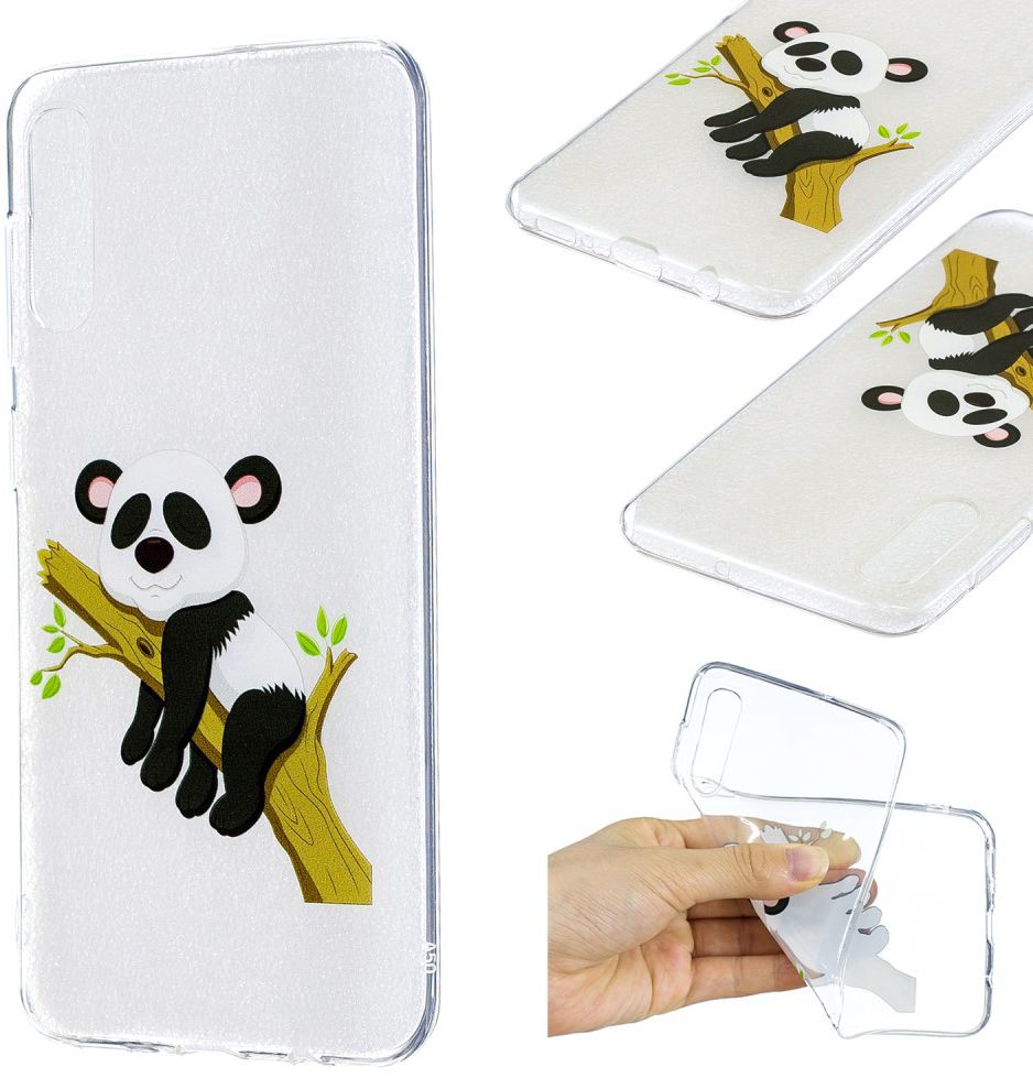 Samsung Galaxy A50 Hoesje TPU met Print Panda afbeelding 5